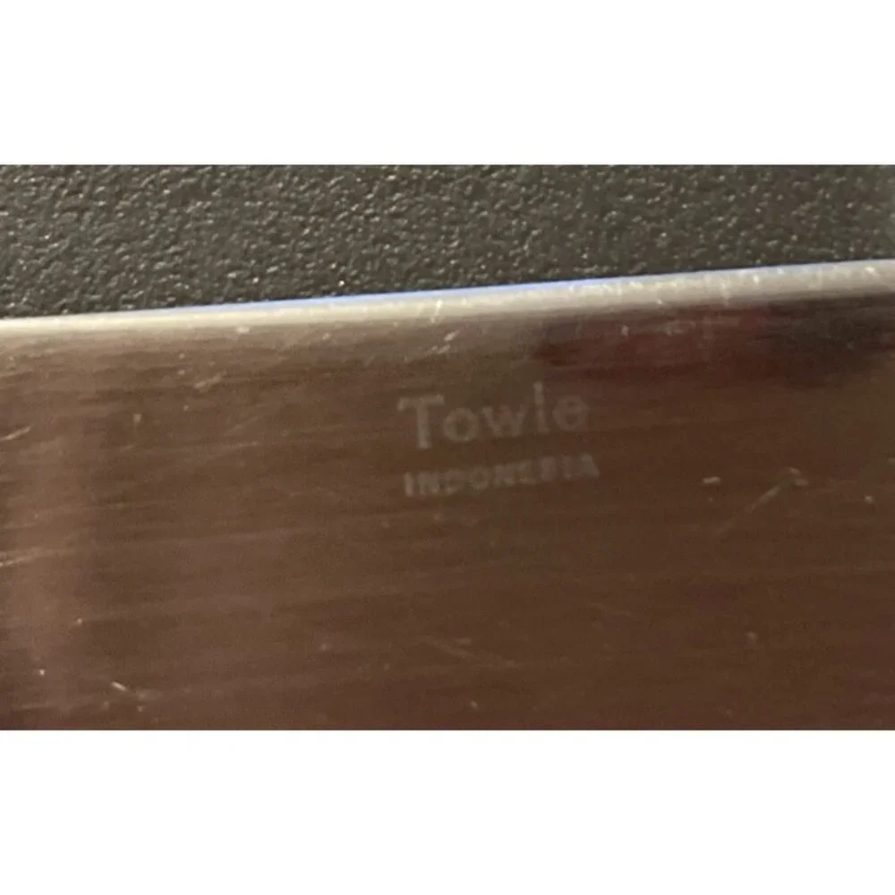 Towle Nordic‎ 18/10 Stainless Blunt Solid Knives Set Of 4 Indonesia Flatware - Picture 2 of 3